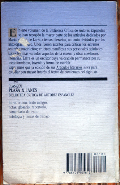 Artículos literarios