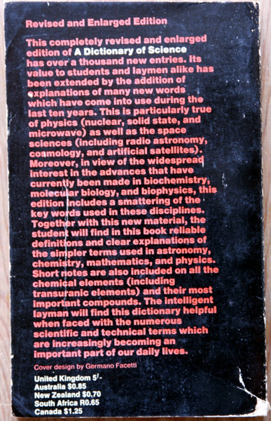 A dictionary of Science