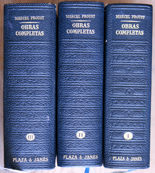 Marcel Proust. Obras completas, III tomos