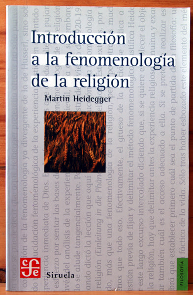 Introducción a la fenomenología de la religión