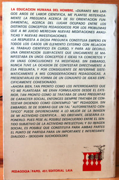 La educación humana del hombre. De la filosofía del hombre y la civilización a los nuevos fundamentos pedagógicos de la época de las revoluciones.
