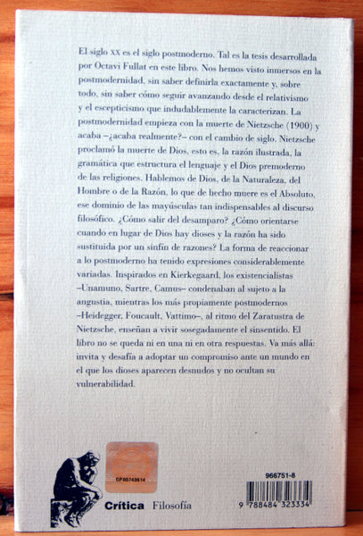 El siglo postmoderno (1900-2001)