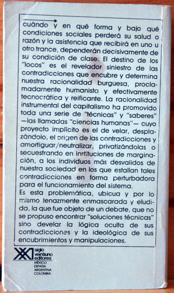 Razón, locura y sociedad