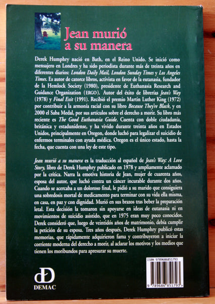 Jean murió a su manera.