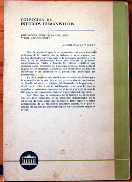 Psicología evolutiva del niño y del adolescente