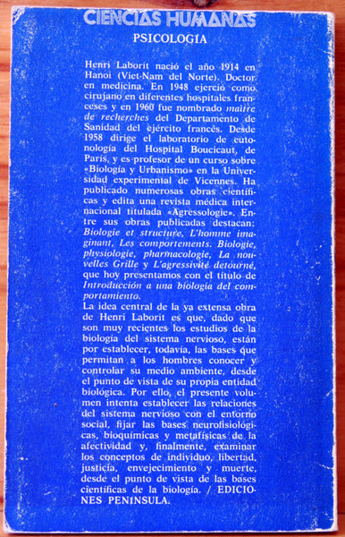 Introducción a una biología del comportamiento. La agresividad desviada.