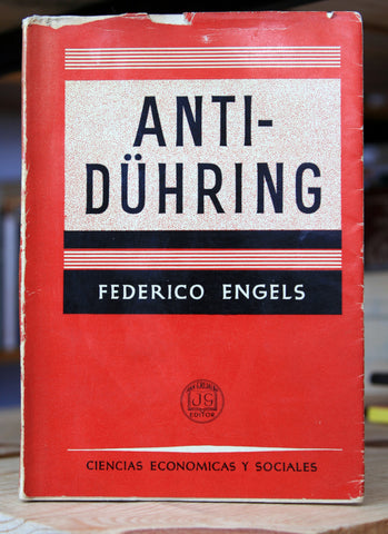 Anti-Dühring. La subversión de la ciencia por el señor Eugen Dühring.