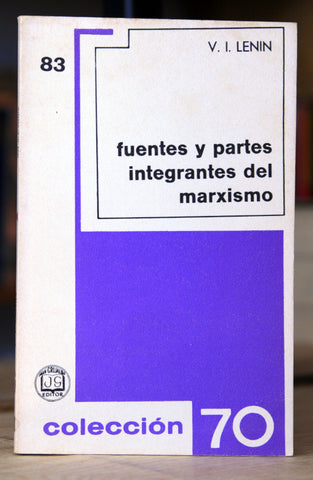 Fuentes y partes integrantes del marxismo.