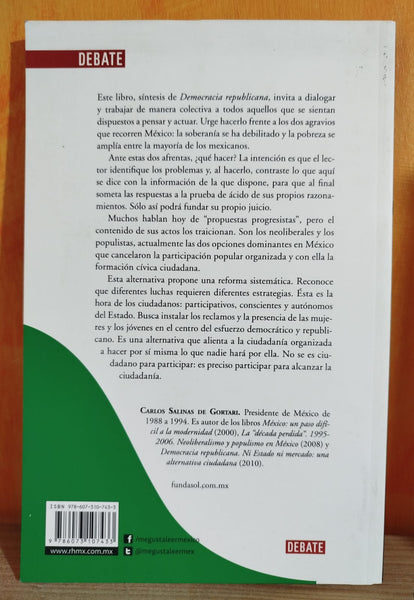 ¿Qué hacer? La alternativa ciudadana.