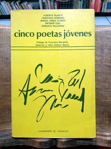 Cinco poetas jóvenes (prólogo de Francisco Monterde. Selección y notas Anamari Gomís).