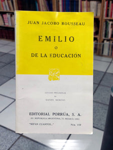 Emilio o de la educación.